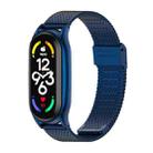 For Xiaomi Mi Band 7 / 7 NFC MIJOBS Milan Buckle Plus Stainless Steel Watch Band(Blue) - 1