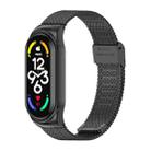 For Xiaomi Mi Band 7 / 7 NFC MIJOBS CS Milan Buckle Metal Watch Band(Black) - 1