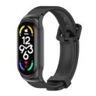 For Xiaomi Mi Band 7 / 7 NFC MIJOBS CS Metal Case + Silicone Watch Band(Black) - 1