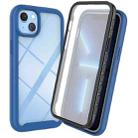 For iPhone 14 Plus Starry Sky Full Body Hybrid Shockproof Phone Case  (Royal Blue) - 1