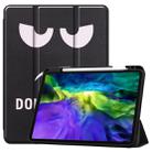 For iPad Pro 11 inch 2020 Painted TPU Smart Tablet Holster With Sleep Function & Tri-Fold Bracket & Pen Slot(Big Eye ME) - 1