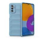 For Samsung Galaxy M52 5G Magic Shield TPU + Flannel Phone Case(Blue) - 1