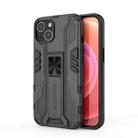 For iPhone 14 Plus Supersonic PC + TPU Holder Phone Case  (Black) - 1