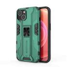 For iPhone 14 Plus Supersonic PC + TPU Holder Phone Case  (Green) - 1