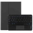 For Lenovo Tab M10 HD Gen 2 Touchpad Bluetooth Keyboard Leather Tablet Case(Black) - 1
