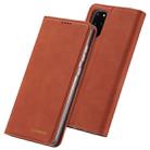 For Galaxy S20 LC.IMEEKE LC-002 Series Skin Hand Feeling PU + TPU Horizontal Flip Leather Case with Holder & Card Slot & Wallet(Brown) - 1