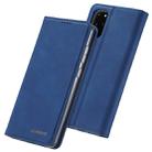 For Galaxy S20+ LC.IMEEKE LC-002 Series Skin Hand Feeling PU + TPU Horizontal Flip Leather Case with Holder & Card Slot & Wallet(Blue) - 1