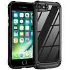 For iPhone SE 2022 / SE 2020 / 8 / 7 TPU + PC Lens Protection Phone Case(Black) - 1