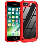 For iPhone SE 2022 / SE 2020 / 8 / 7 TPU + PC Lens Protection Phone Case(Red) - 1