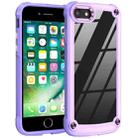 For iPhone SE 2022 / SE 2020 / 8 / 7 TPU + PC Lens Protection Phone Case(Purple) - 1