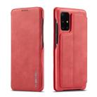 For Galaxy A71 / M70S LC.IMEEKE Hon Ancient Series Horizontal Flip Leather Case with Holder & Card Slot(Red) - 1