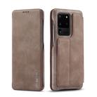 For Galaxy S20 Ultra LC.IMEEKE Hon Ancient Series Horizontal Flip Leather Case with Holder & Card Slot(Coffee) - 1