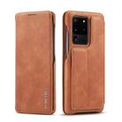 For Galaxy S20 Ultra LC.IMEEKE Hon Ancient Series Horizontal Flip Leather Case with Holder & Card Slot(Brown) - 1