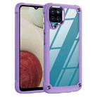 For Samsung Galaxy A12 TPU + PC Lens Protection Phone Case(Purple) - 1