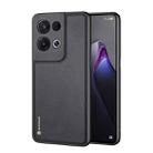 For OPPO Reno8 Pro DUX DUCIS Fino Series PU + TPU Phone Case(Black) - 1