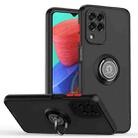 For Samsung Galaxy M33 Q Shadow 1 Series TPU + PC Phone Case with Ring(Black+Red) - 1