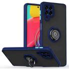 For Samsung Galaxy M53 Q Shadow 1 Series TPU + PC Phone Case with Ring(Royal Blue) - 1