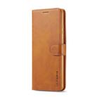 For Galaxy S20 Ultra LC.IMEEKE Calf Texture Horizontal Flip Leather Case, with Holder & Card Slots & Wallet & Photo Frame(Brown) - 2
