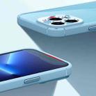 Soft Shield Acrylic Transparent PC Phone Case For iPhone 13 Pro(Light Purple) - 7