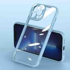 For iPhone 12 Soft Shield Acrylic Transparent PC Phone Case(Sierra Blue) - 1