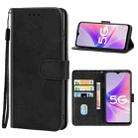 For OPPO K10 5G Leather Phone Case(Black) - 1