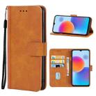 For ZTE Blade A52 2022 Leather Phone Case(Brown) - 1
