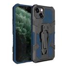 For iPhone 14 Plus Machine Armor Warrior PC + TPU Phone Case  (Blue) - 1