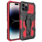 For iPhone 14 Pro Machine Armor Warrior PC + TPU Phone Case (Red) - 1