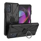 For Motorola Moto G 2022 Armor Bear Shockproof PC + TPU Phone Case(Black) - 1