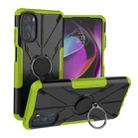 For Motorola Moto G 2022 Armor Bear Shockproof PC + TPU Phone Case(Green) - 1