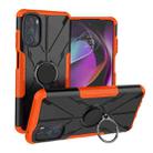 For Motorola Moto G 2022 Armor Bear Shockproof PC + TPU Phone Case(Orange) - 1