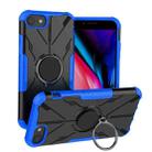 For iPhone SE 2022 / 8 / 7 Armor Bear Shockproof PC + TPU Phone Case(Blue) - 1