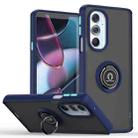 For Motorola Edge X30/30 Pro/Plus 2022 Q Shadow 1 Series TPU + PC Phone Case with Ring(Royal Blue) - 1