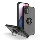 For Motorola Moto G Stylus 2021 Q Shadow 1 Series TPU + PC Phone Case with Ring(Black+Black) - 1