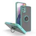 For Motorola Moto G Stylus 2021 Q Shadow 1 Series TPU + PC Phone Case with Ring(Sky Blue) - 1