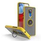 For Motorola Moto G Play 2021 Q Shadow 1 Series TPU + PC Phone Case with Ring(Yellow) - 1