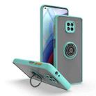 For Motorola Moto G Power 2021 Q Shadow 1 Series TPU + PC Phone Case with Ring(Sky Blue) - 1