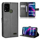 For BLU G71+ Diamond Texture Leather Phone Case(Black) - 1