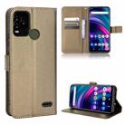 For BLU G71+ Diamond Texture Leather Phone Case(Brown) - 1