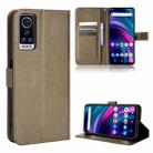 For BLU G91 Max Diamond Texture Leather Phone Case(Brown) - 1