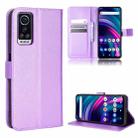 For BLU G91 Max Diamond Texture Leather Phone Case(Purple) - 1