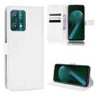 For OnePlus Nord CE 2 Lite 5G / OPPO Realme 9 Pro / 9 5G Diamond Texture Leather Phone Case(White) - 1