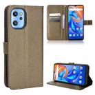 For UMIDIGI A13 / A13 Pro / A13S Diamond Texture Leather Phone Case(Brown) - 1