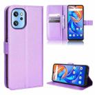 For UMIDIGI A13 / A13 Pro / A13S Diamond Texture Leather Phone Case(Purple) - 1