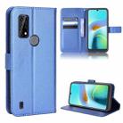 For Blackview A50 Diamond Texture Leather Phone Case(Blue) - 1