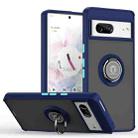 For Google Pixel 7 Q Shadow 1 Series TPU + PC Phone Case with Ring(Royal Blue) - 1