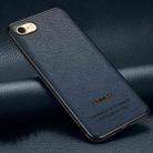Pasted Leather Litchi Texture TPU Phone Case For iPhone SE 2022 / SE 2020 / 8 / 7(Royal Blue) - 1