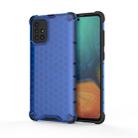 For Calaxy A71 PC + TPU Honeycomb Drop Protection Case(Blue) - 1