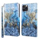 For iPhone 14 Pro 3D Painting Pattern Flip Leather Phone Case (Milky Way) - 1