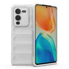 For vivo S15 Pro 5G Magic Shield TPU + Flannel Phone Case(White) - 1